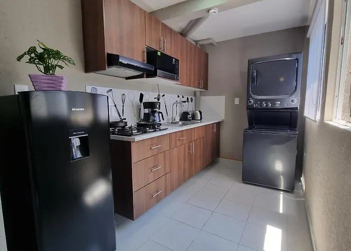 Apartamento Departamento Completo Frente Al Aeropuerto México DF
